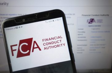 KONSKIE, POLAND - August 18, 2019: FCA Financial Conduct Authority logo on mobile phone