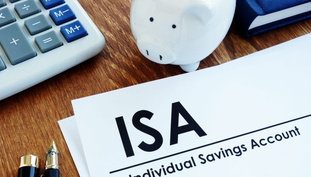 Documents about ISA Individual Savings Account and pen.