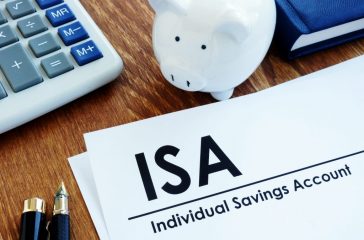 Documents about ISA Individual Savings Account and pen.