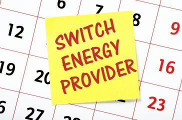 A reminder to Switch Energy Provider on a calendar