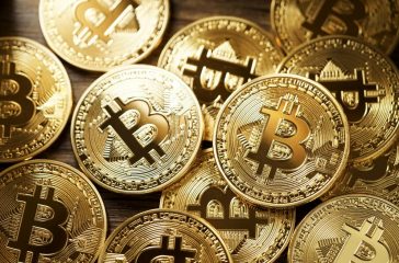 golden bitcoins