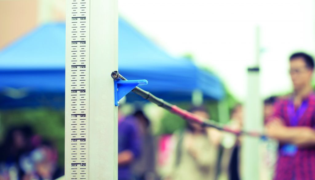 measuring the high jump athletics