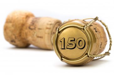 Champagnerkorken Jubiläum 150 Jahre